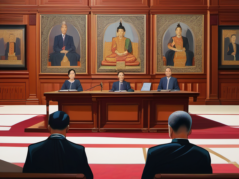 Legal illustration: Government Agency Involvement in a Civil Litigation Proceeding
