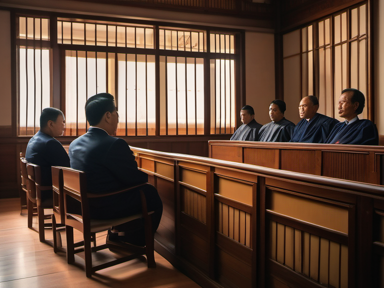 Legal illustration: Court’s Unlawful Reading of Judgment to Absent Defendant
