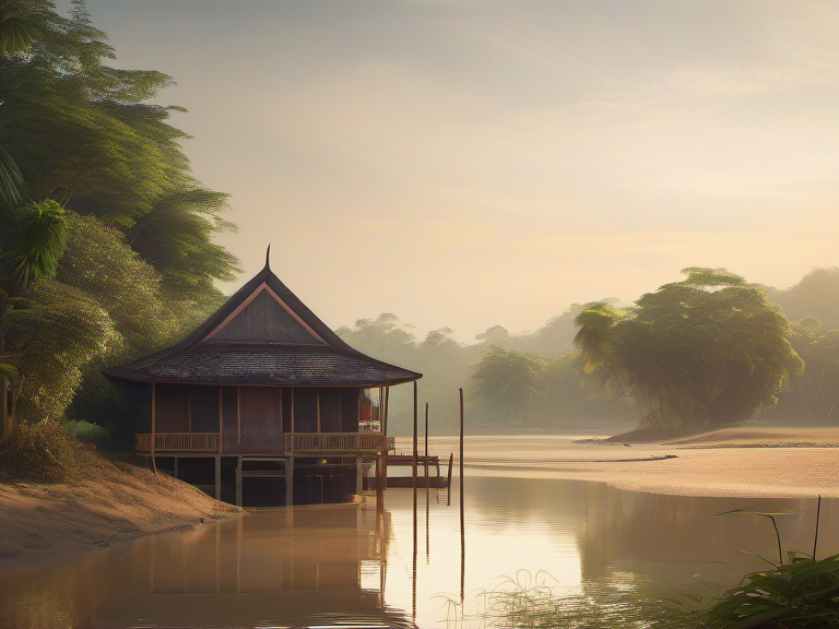Legal illustration: Riverbank Encroachment, Property Ownership, and Public Road Claims