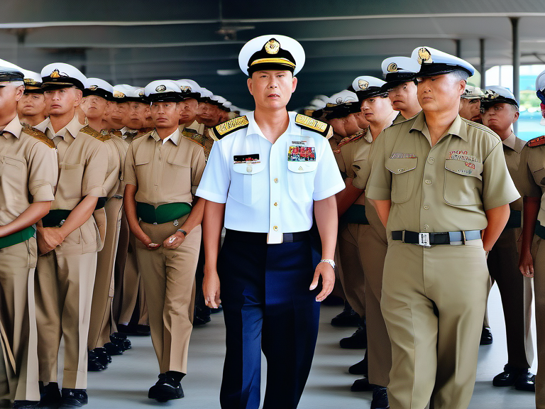 Legal illustration: Maritime Jurisdiction Dispute: Warship Conflict and Prosecution