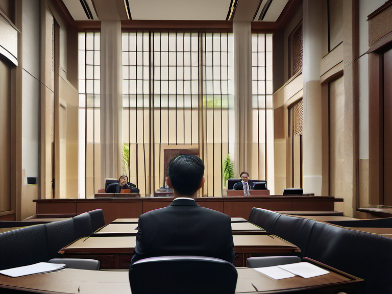 Legal illustration: Prosecution of Conspiracy to Commit Murder and Witness Examination