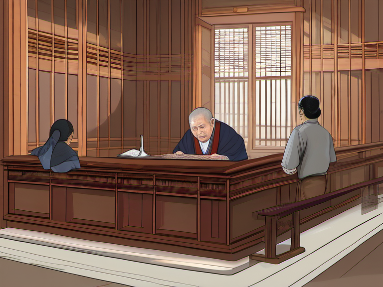 Legal illustration: Obscene Material Possession and Sentencing Modification Considerations