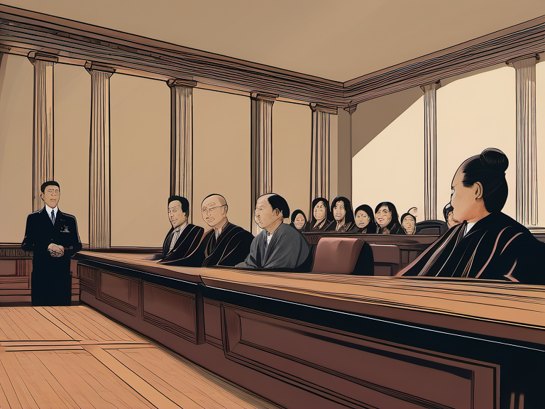 Legal illustration: Judicial Council Act Violation Regarding Criminal Court Panel Composition