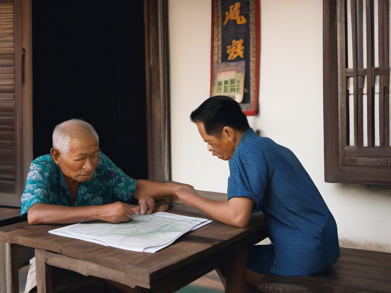 Legal illustration: Land Ownership Dispute Regarding Conflicting Property Deeds
