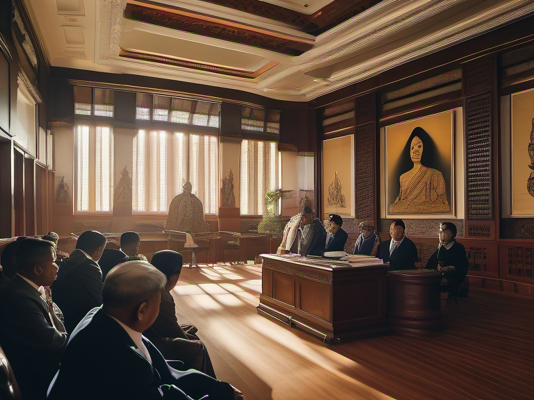 Legal illustration: Improper Order Regarding Evidence Presentation and Defendant’s Absence