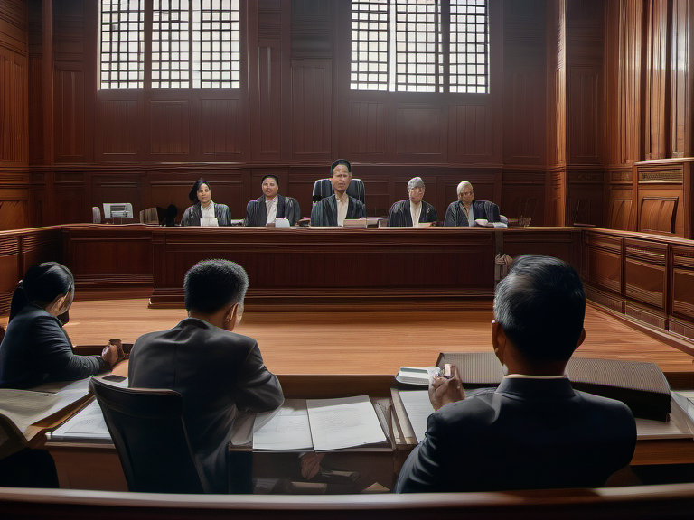 Legal illustration: Court Order Suspending Investigation Pending Trial Determination