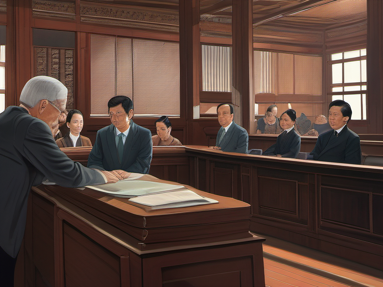 Legal illustration: Dual Prosecution Challenges Regarding Defendant’s Witness Testimony