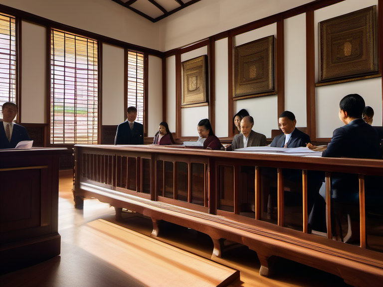 Legal illustration: Breach of Contract Dispute and Appeal of Defense Amendment