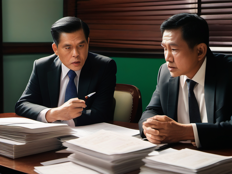 Legal illustration: Corporate Check Fraud Investigation and Prosecution Proceedings