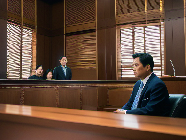 Legal illustration: Prosecution of Conspiracy to Commit Murder and Witness Examination