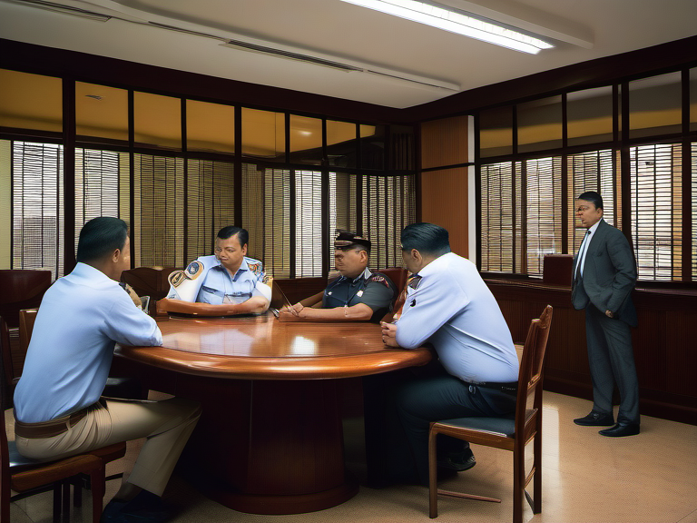 Legal illustration: Criminal Prosecution Initiated Following Police Investigation and Evidence Review