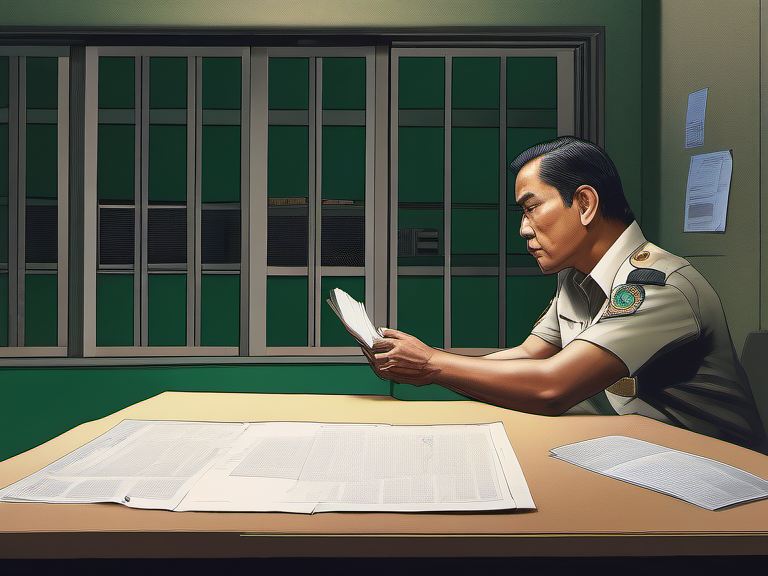 Legal illustration: Investigating Officer’s Actions Regarding Suspect’s Voluntary Presentation