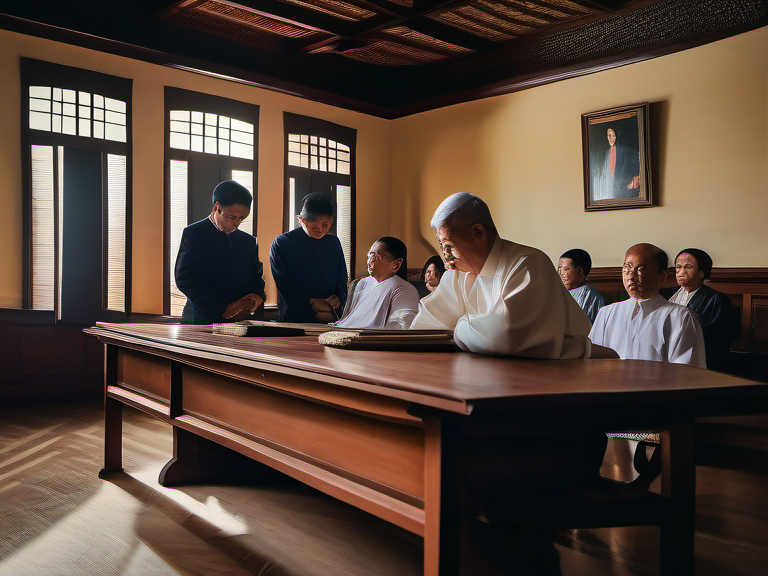 Legal illustration: Criminal Conviction and Civil Claim Regarding Property Recovery