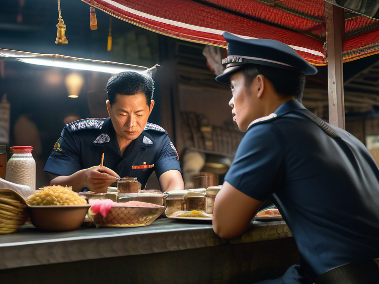 Legal illustration: Unlawful Demand for Compensation by a Law Enforcement Officer
